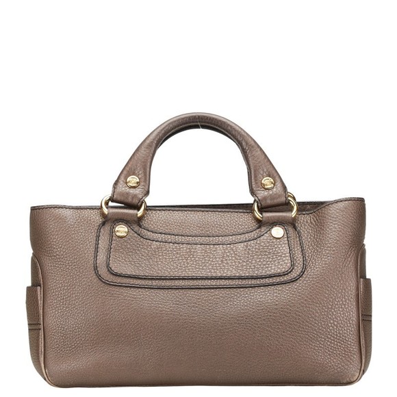Celine brown leather Boogie handbag Bag - Picture 1 of 8
